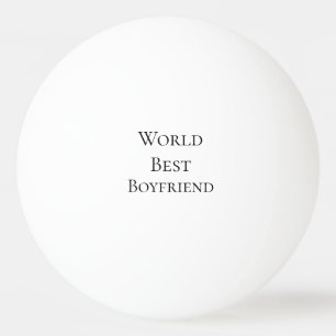 Bester Ehemann Freund der Welt Mann Valentinstag m Tischtennisball
