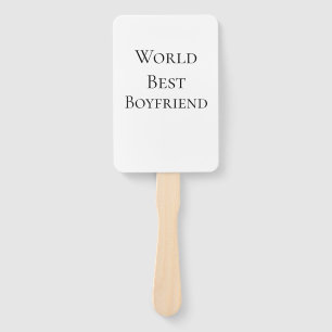 Bester Ehemann Freund der Welt Valentinstag m Fächer