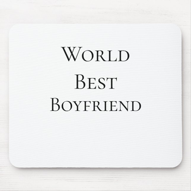 Bester Ehemann Freund der Welt Valentinstag m Mousepad (Vorne)
