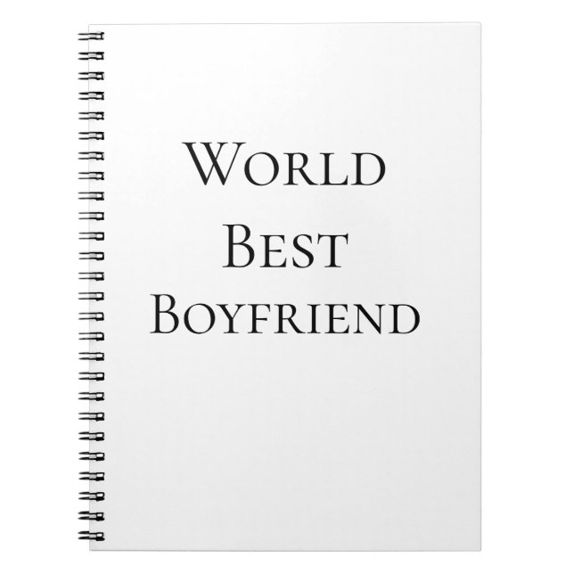 Bester Ehemann Freund der Welt Valentinstag m Notizblock (Vorderseite)