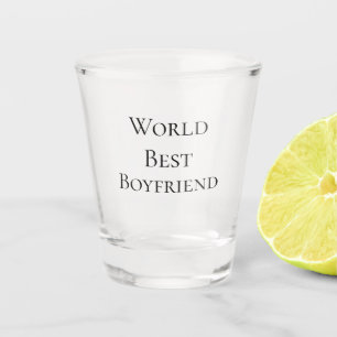Bester Ehemann Freund der Welt Valentinstag m Schnapsglas