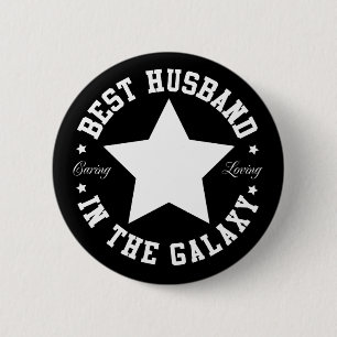 Bester Ehemann in der Galaxie Button