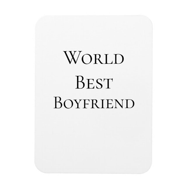 Bester Ehemann Mann Valentinstag Welt m Magnet (Vertikal)