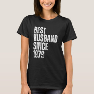 Bester Ehemann seit 1979 Vintage Hochzeit Jubiläum T-Shirt