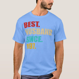 Bester Ehemann seit 1997 für 25. Hochzeitstag T-Shirt