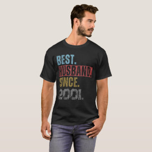 BESTER EHEMANN SEIT 2001 PERSONALISIERT T-Shirt