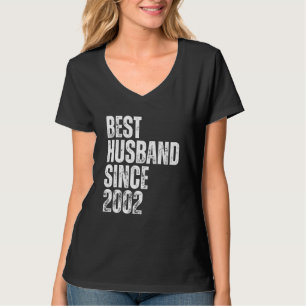 Bester Ehemann seit 2002 Vintage Hochzeit Jubiläum T-Shirt