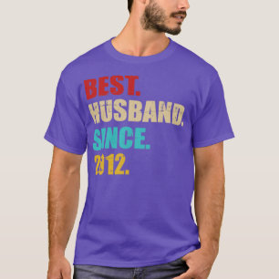 Bester Ehemann seit 2012 zum 10. Hochzeitstag T-Shirt