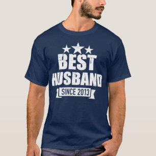 Bester Ehemann seit 2013 für 10. Hochzeitstag T-Shirt