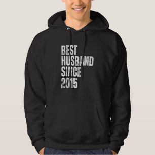 Bester Ehemann seit 2015 Vintage Hochzeit Jubiläum Hoodie
