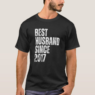 Bester Ehemann seit 2017 Vintage Hochzeit Jubiläum T-Shirt