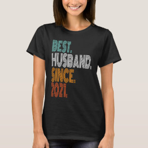 Bester Ehemann seit 2021 2. Hochzeitstag T-Shirt