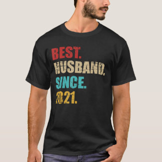 Bester Ehemann seit 2021 für 4. Hochzeitstag T-Shirt