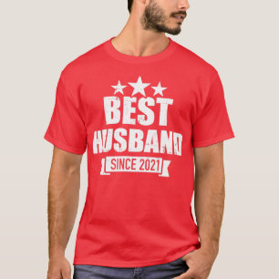 Bester Ehemann seit 2021 zum 1. Hochzeitstag T-Shirt