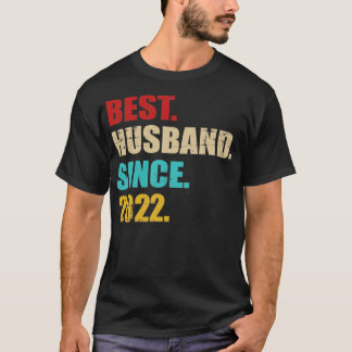 Bester Ehemann seit 2022 zum 1. Hochzeitstag T-Shirt