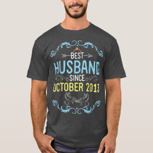Bester Ehemann seit Oktober 2013 Frohe Hochzeit T-Shirt