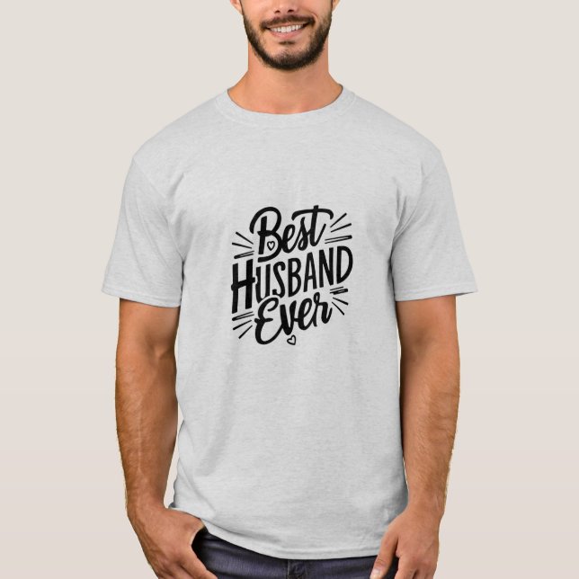 Bester Ehemann überhaupt  T-Shirt (Vorderseite)