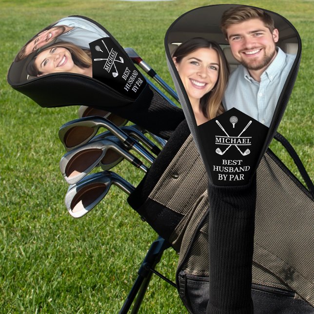 Bester Ehemann von Par Photo Modern Golf Headcover (Von Creator hochgeladen)