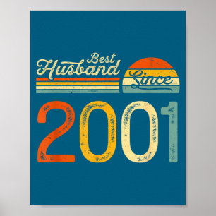 Bester Ehemann zum 25. Hochzeitstag seitdem Poster