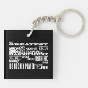 Bester Eis-Hockey-Spieler-bestster Schlüsselanhänger