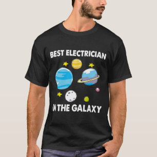 Bester Elektriker im Galaxy Funny T-Shirt