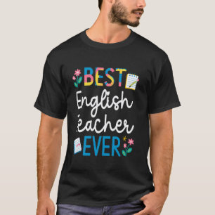 Bester Englischlehrer Allerliebster Lehrer Anerken T-Shirt