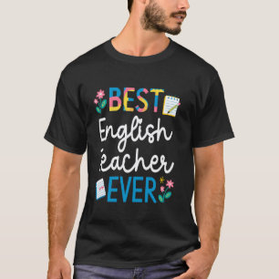 Bester Englischlehrer Allerliebster Lehrer Anerken T-Shirt