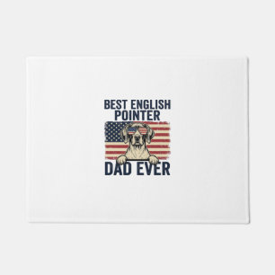 Bester English-Pointer-Vater jemals Patriotischer Fußmatte