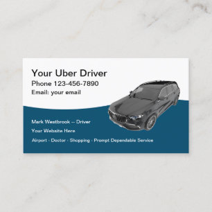 Bester Fahrdienst Taxidienst Visitenkarte