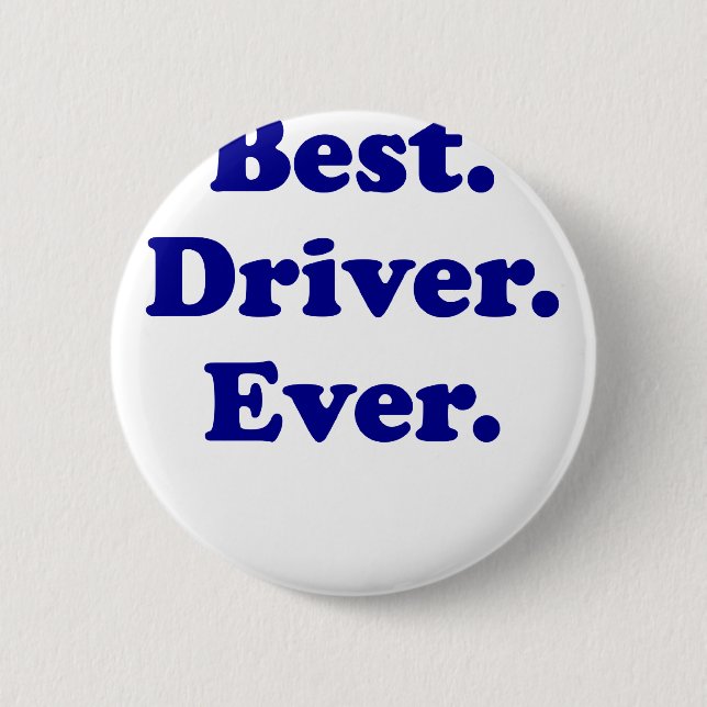 Bester Fahrer überhaupt Button (Vorderseite)
