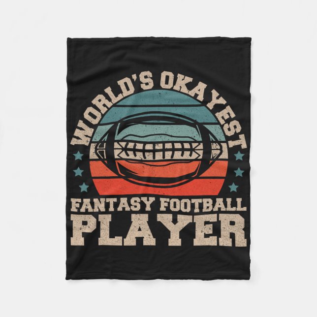 Bester Fantasy-Football-Spieler der Welt Fantasy F Fleecedecke (Vorderseite)