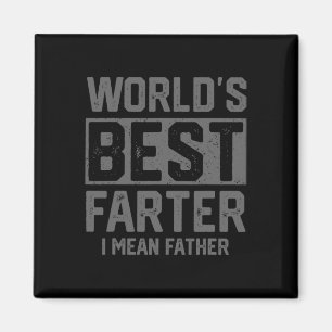 Bester Farter I Gemein Vatermütter Tag für Vater Magnet