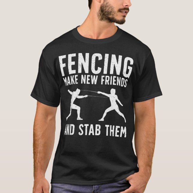 Bester Fechtsport Fechten T-Shirt (Vorderseite)