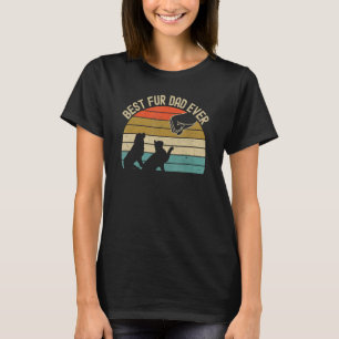Bester Fell-Vater Aller Zeiten Vintage-Hunde- und T-Shirt