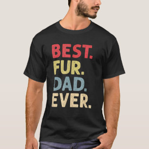 Bester Fell-Vater überhaupt Papa Hund und Katze T-Shirt