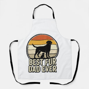 Bester Fell-Vater überhaupt Vintage-Hund-Vater-Shi Schürze