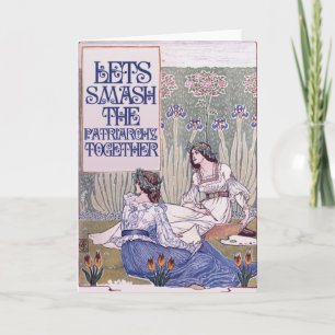 Bester Feministerfreund Karte