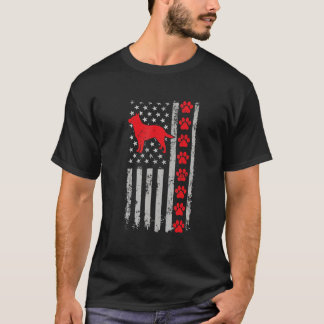 Bester Feuerwehrkämpfer Queensland Heeler Mama Vat T-Shirt