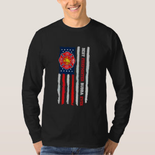 Bester Feuerwehrmann Bubba Aller Zeiten US-Flagge T-Shirt