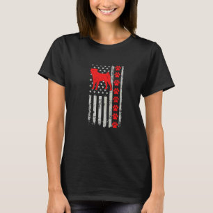 Bester Feuerwehrmann Bugg Mama Papa jemals Us Flag T-Shirt