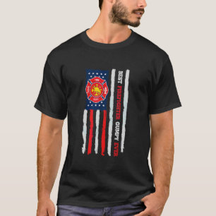 Bester Feuerwehrmann Gumpy jemals US-Flagge Feuerw T-Shirt