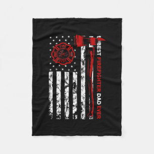 Bester Feuerwehrmann Vater aller Zeiten Fleecedecke