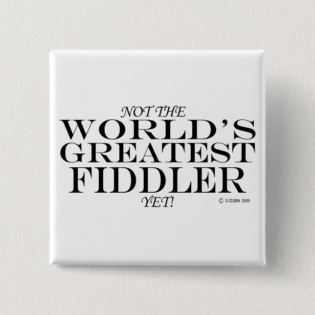 Bester Fiddler Button (Vorderseite)