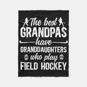 Bester Field Hockey Opa Field Hockey Spieler Groß Fleecedecke