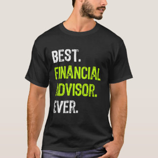 Bester Finanzberater je lustiges Geschenk für Chri T-Shirt