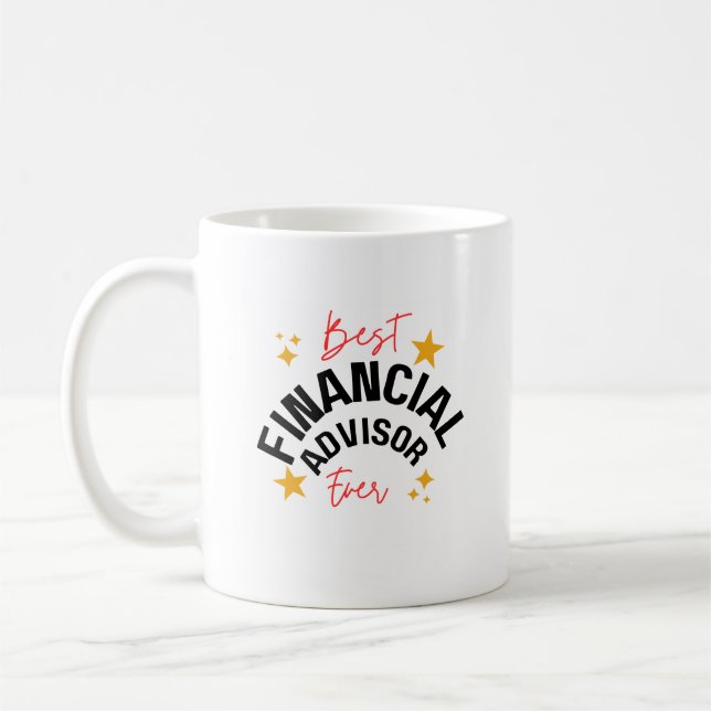 Bester Finanzberater Kaffeetasse (Links)