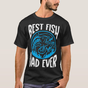 Bester Fischvater Allerzeit Aquaristiker Aquarium T-Shirt
