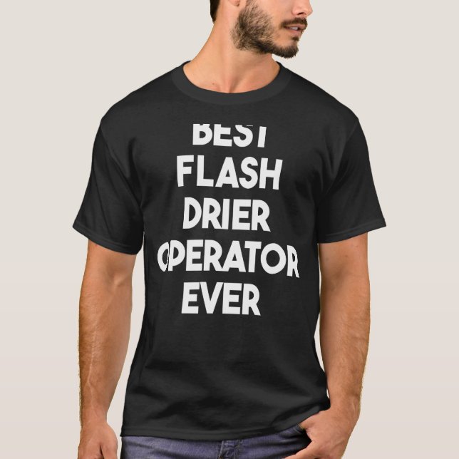Bester Flash-Treiber-Betreiber T-Shirt (Vorderseite)