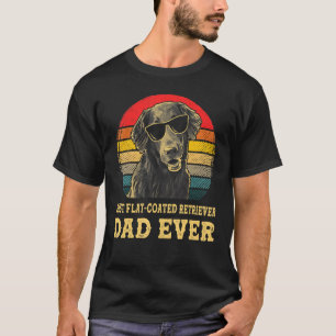 Bester Flat Coated Retriever Vater überhaupt Hund T-Shirt