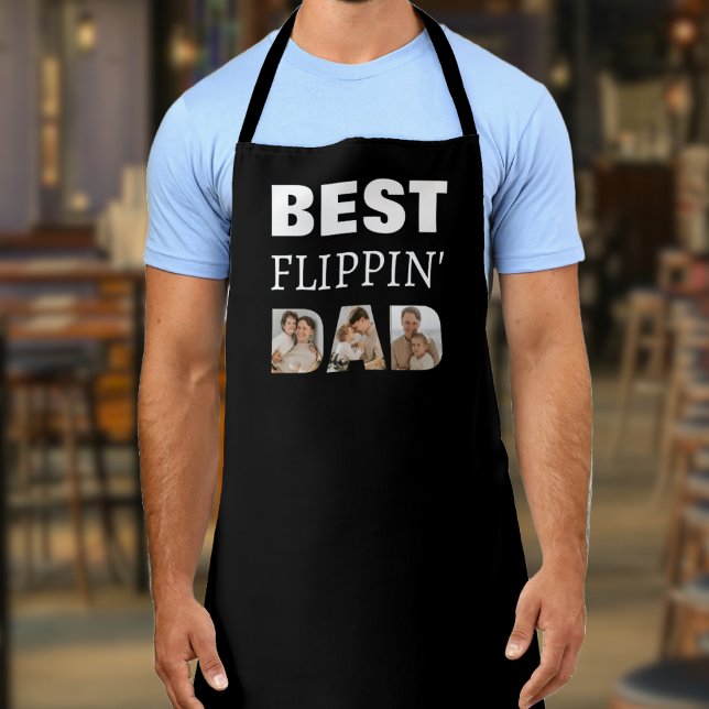 Bester Flippin Vater Foto Collage Vatertag Schürze (Best Flippin Dad Photo Collage Father's Day Apron
)
